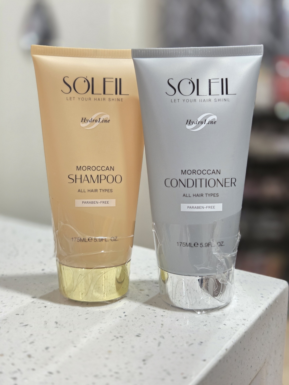 Soleil Let Your Hair Shine Moroccan Shampoo & Conditioner Set 5.9oz Each